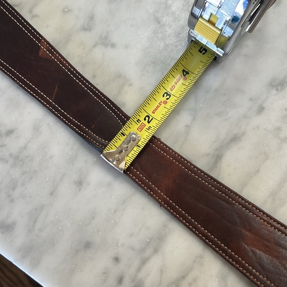 Joan & David Genuine Leather Wide Belt SZ BEAUTIFUL! - Picture 7 of 12